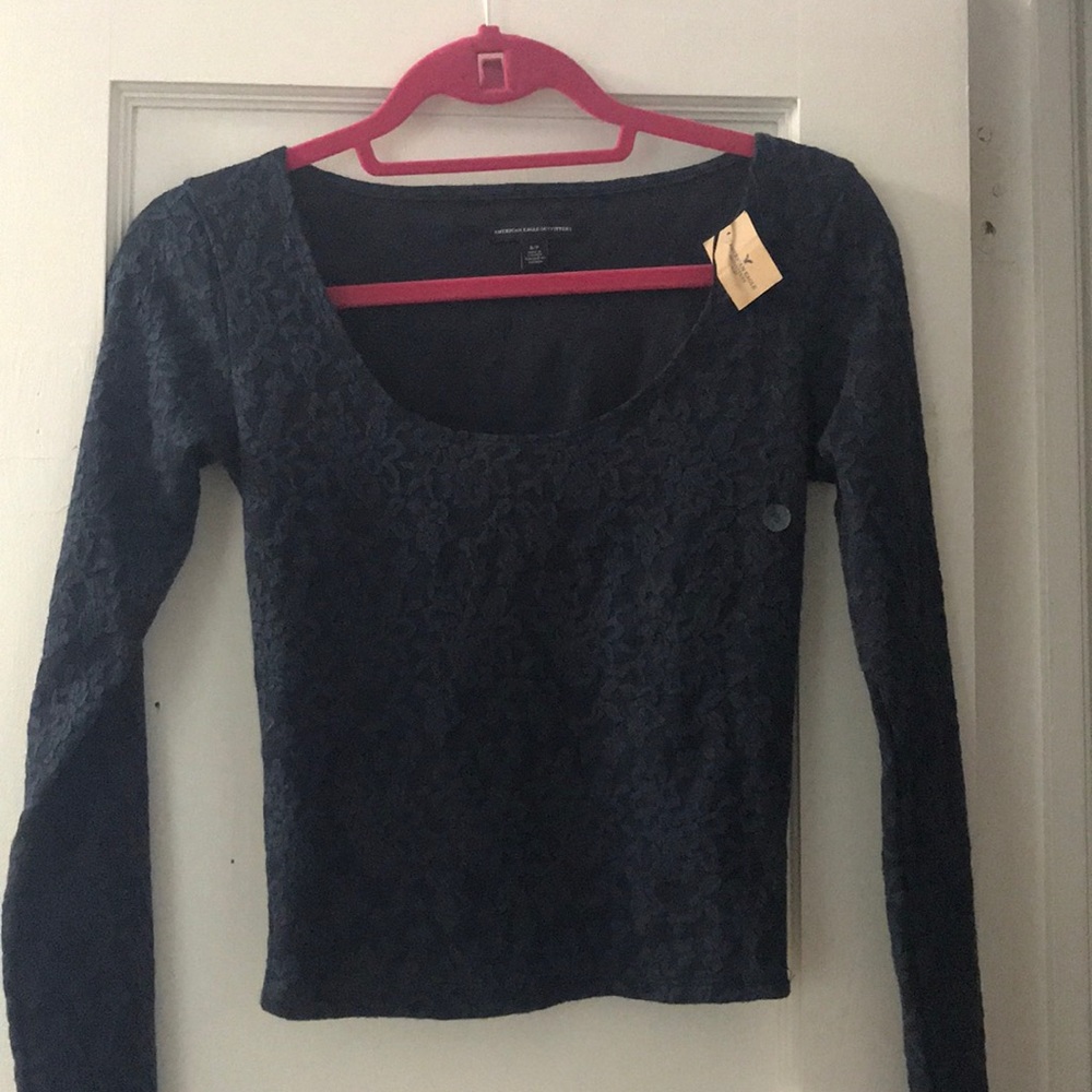 Blue Lace American Eagle Shirt